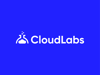 CloudLabs bigdata brand branding chemistry cloud cloudtechnology cybersecurity design devops identity lab labs labtech logo minimal modern science storage tech vector