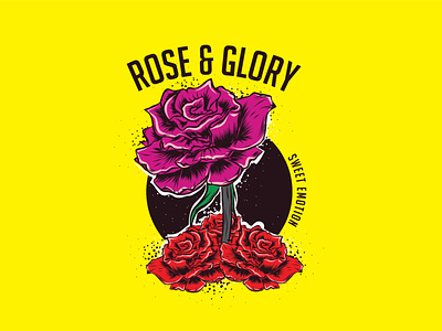 Rose & Glory apparel art clothing design drawing dribbble graphicdesign illustration shot vector