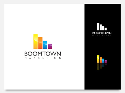 Boomtown Marketing Logo apparel art brand branding clothing concept design drawing elegant futuristic graphicdesign idea identity illustration logo luxury minimalist ui ux vector