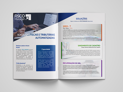 FISCO Manager - Brochure brochure folder folder design indentity