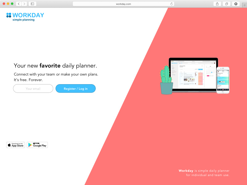 workday daily planner by leo spektor dribbble dribbble