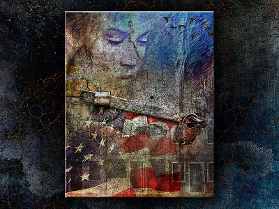 Impasse abstract concept cover crisis despair distressed editorial collage grunge illustration lockdown pandemic photo art