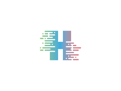 H Lettermark concept for digital company branding design logo logodesign logomark marks monogram