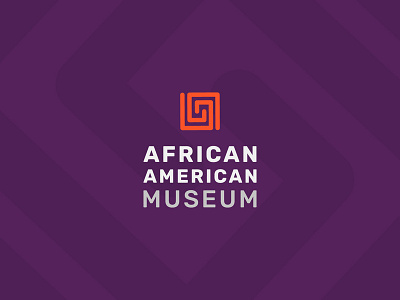 African Museum Museum african american brand and identity brand identity branding design logo logo design museum symbol typography