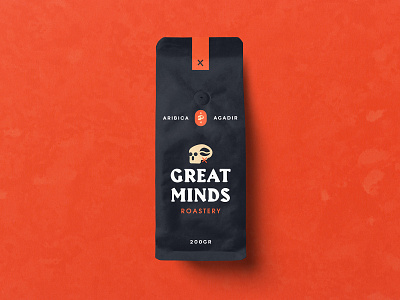 Great Minds Packaging brand and identity branding coffee package design typography