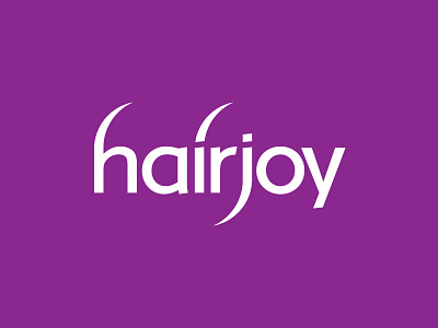 Hairjoy hair care advertising brand care design graphic hair logo