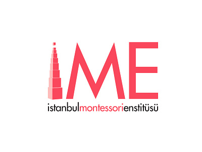 Istanbul Montessori Institute advertising brand design graphic institute istanbul logo montessori