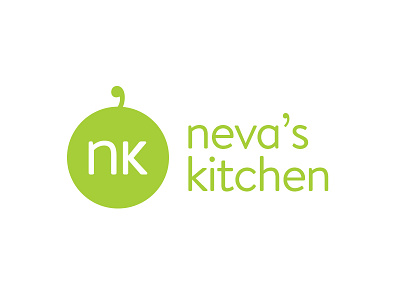 Neva's Kitchen advertising brand design eat graphic kitchen logo