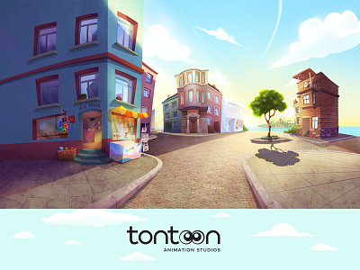 Tontoon Animation Studios / Brand Design and Animation Project 2danimation 3danimation animation brand branding character design graphic logo