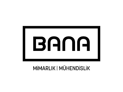 Bana Architecture logo design