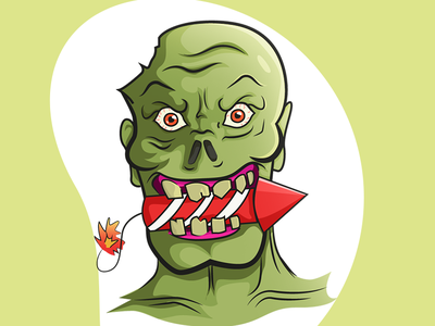 Zombie Vector firework dynamite explosion vector art zombies illustrator illustration vector zombie