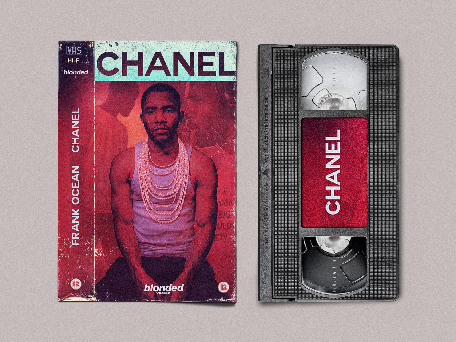 Frank Ocean - Chanel Cover Art by André Guevara on Dribbble