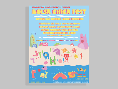 Bolsa Chica Fest Flyer graphic design