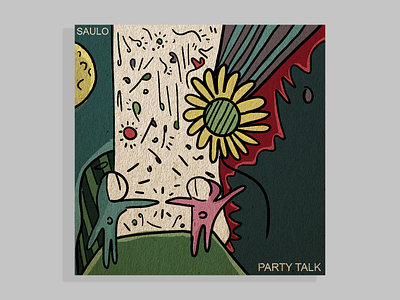Saulo-Party Talk Single art album art photoshop