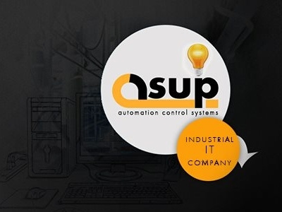 Asup Industrial IT Company banner logo design