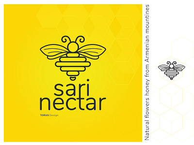 Honey Logo branding design illustration logo typography vector