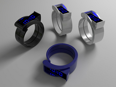 Smart Ring 3d modeling 3dsmax design product design