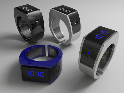 Smart Ring 3d modeling 3ds 3dsmax product design