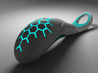 Massager design and 3D modeling