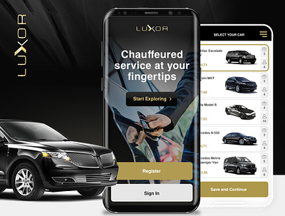 Luxor app design app designers design ui app design web