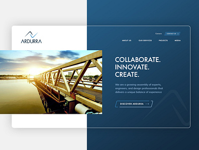 Ardurra animation civil engineering corporate corporate website interaction design ui ux web website design