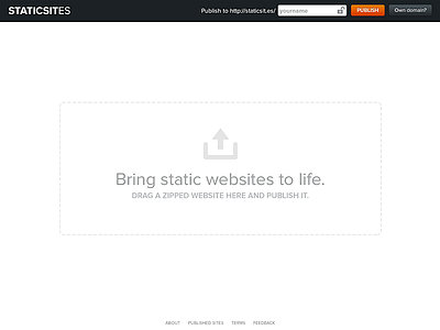 Staticsit.es cms ui web app website
