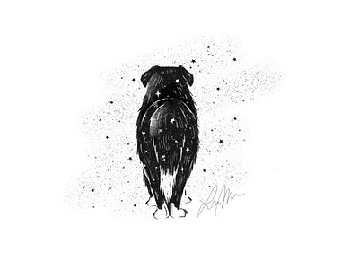 Puppy animal dog dog illustration illustration inktober inktober2019
