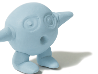 Blu Men 400 X 300 blu tac character fun model