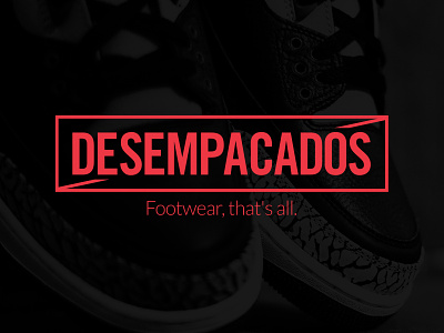 Desempacados blog box branding footwear identity logo sneakers