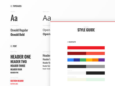 Online Newspaper - Style Guide cms newsplatform style guide typography ui ui design ux visualdesign web design