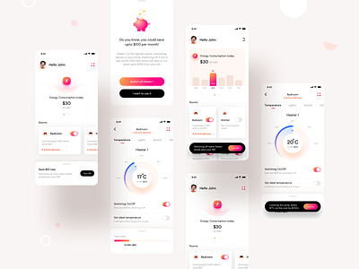 Household Energy Monitor : Prototype 1 (Design Assignment) ui 设计