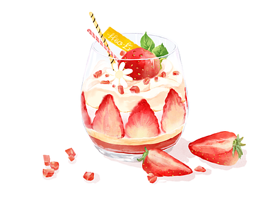 Watercolor practice food illustration illustration watercolor illustration