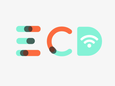 ECD logo music radio