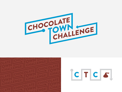 Chocolate Town Challenge branding challenge chocolate hershey logo design