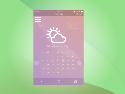 Ui ux Calendar app calendar prototype ui ux