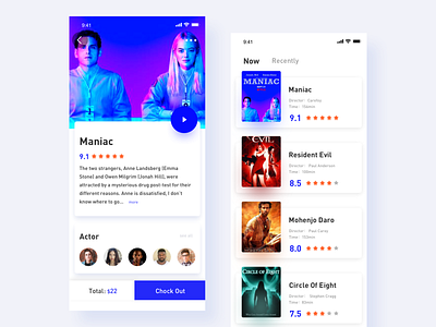 Movie App Interface Design