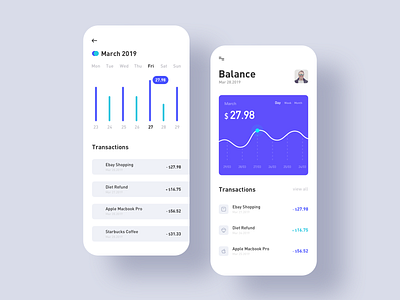 Financial Interface 02 app design icon ui ux