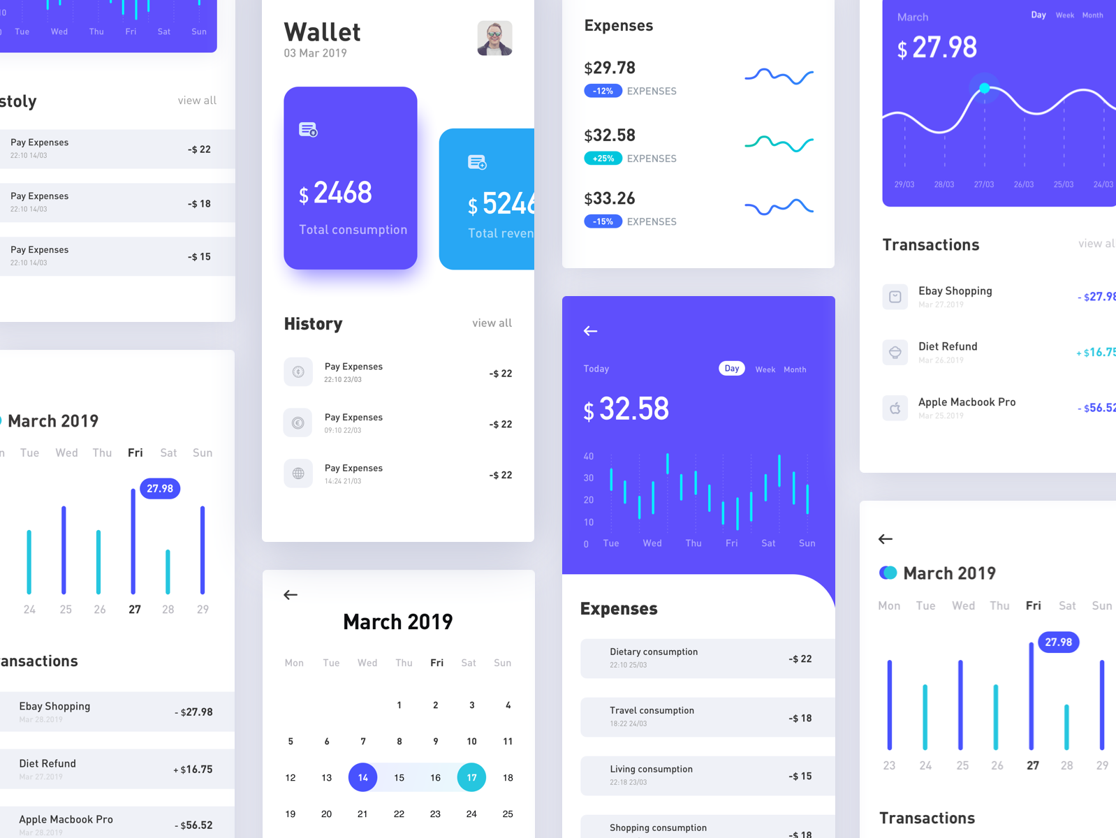 Financial Interface by SoLemon for Top Pick Studio on Dribbble