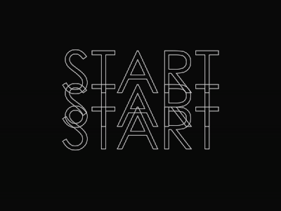 blured start adobe aftereffects black blur gif kinetic kinetictypography motion start texture