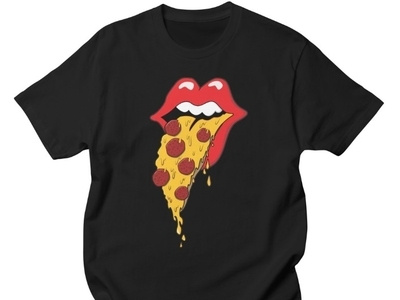 Hungry For Pizza Shirt (image only w/o font) design graphic design graphic designer illustration illustrator pizza tshirt art tshirt design