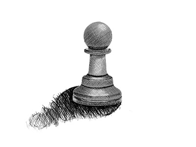 Pawn chess digital illustration pawn