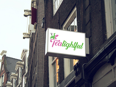 Tealightful (unofficial) branding graphic design illustrator logo milk tea