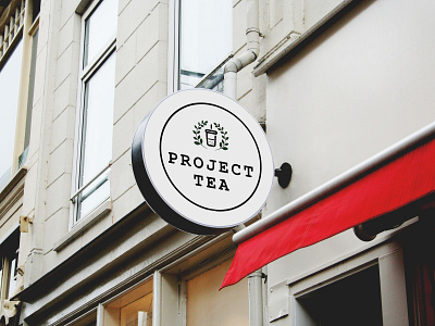 Project Tea Logo branding design graphic design illustrator logo milk tea minimal