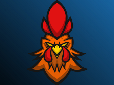 ROOSTER logo adobe illustrator badge logo rooster