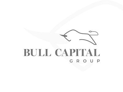 Bull Capital Group Logo ai branding design graphicdesign illustrator logotype vector vectors