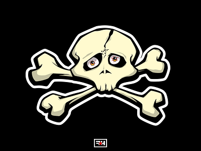 dribbble skull Skull ai cartoon design illustration illustrator skull skull art vector vector art vectors