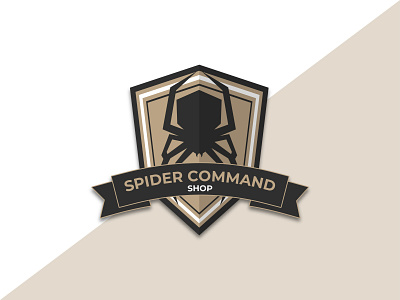 Spider Command Shop ai branding design graphicdesign logo logotype vector