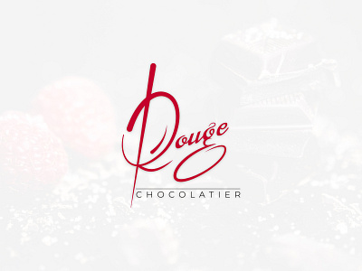 Rouge Chocolatier ai branding design graphicdesign illustrator logo logo design logotype vector