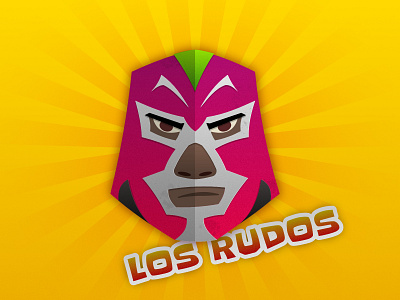 Los Rudos affinitydesigner cartoon character draw illustration lucha lucha libre luchador vectors