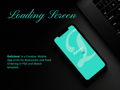 loading screen bloging cafe delicious food food and drink food app foodie hotel iphone loding mobile ui app mobile ui kit restaurant restaurant app restaurants template template design turquoise ui design walkover